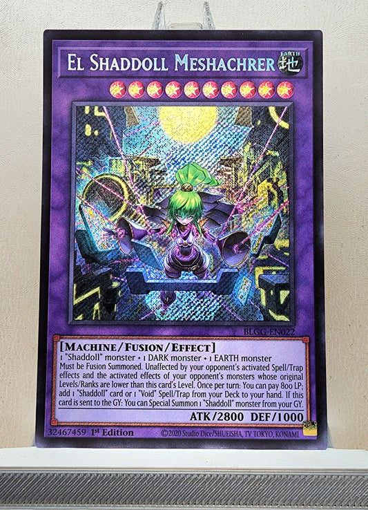 Yugioh! 1x El Shaddoll Meshachrer (BLGG - Secret Rare) 1st Edition
