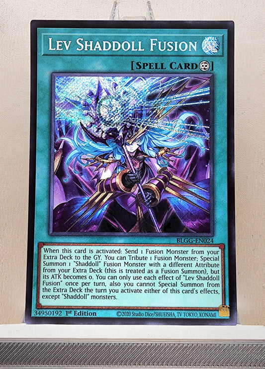 Yugioh! 1x Lev Shaddoll Fusion (BLGG - Secret Rare) 1st Edition