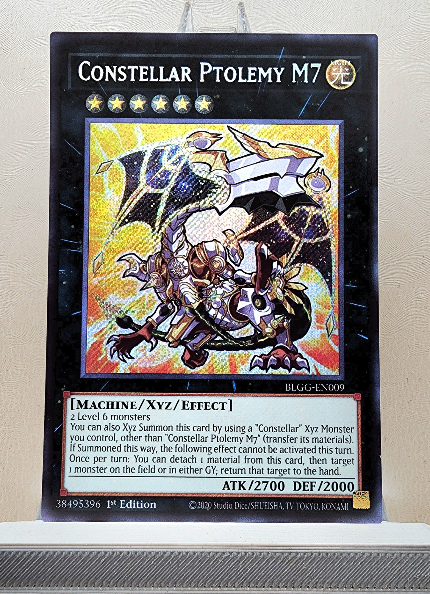 Yugioh! 1x Constellar Ptolemy M7 Chibi Artwork (BLGG - Secret Rare) 1st Edition