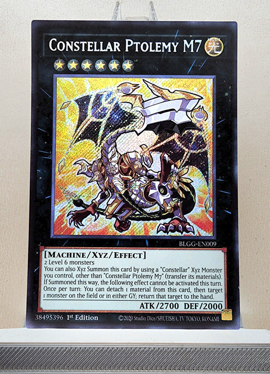 Yugioh! 1x Constellar Ptolemy M7 Chibi Artwork (BLGG - Secret Rare) 1st Edition