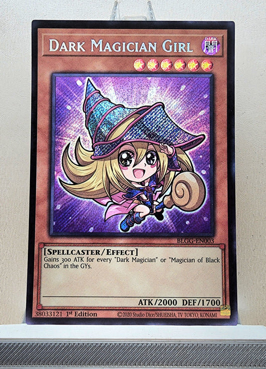 Yugioh! 1x Dark Magician Girl Chibi Artwork (BLGG - Secret Rare) 1st Edition