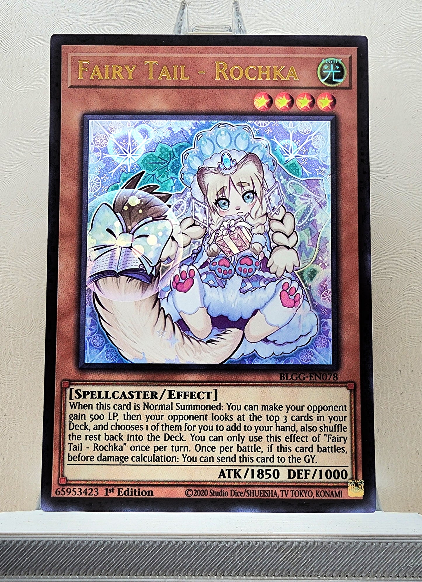 Yugioh! 1x Fairy Tail - Rochka (BLGG - Ultra Rare) 1st Edition