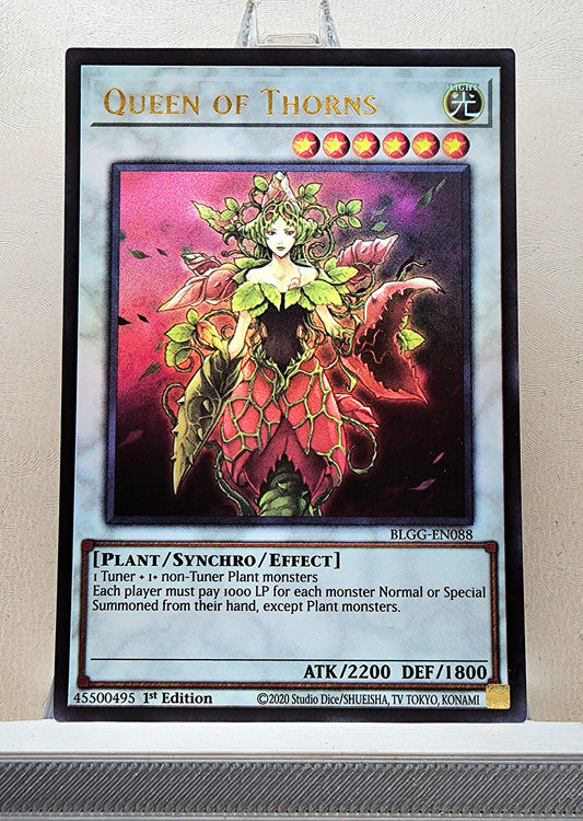 Yugioh! 1x Queen of Thorns (BLGG - Ultra Rare) 1st Edition