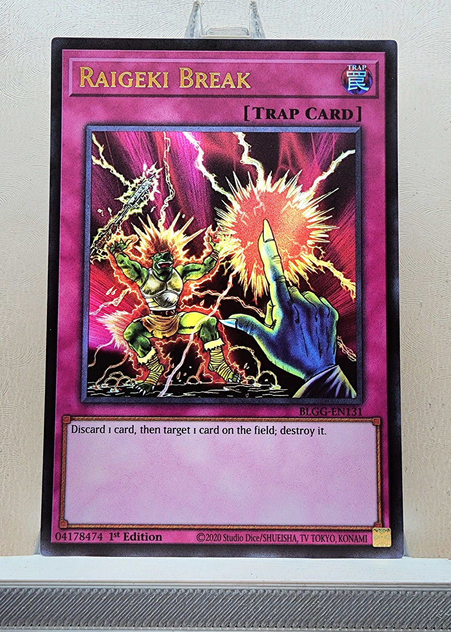 Yugioh! 1x Raigeki Break (BLGG - Ultra Rare) 1st Edition