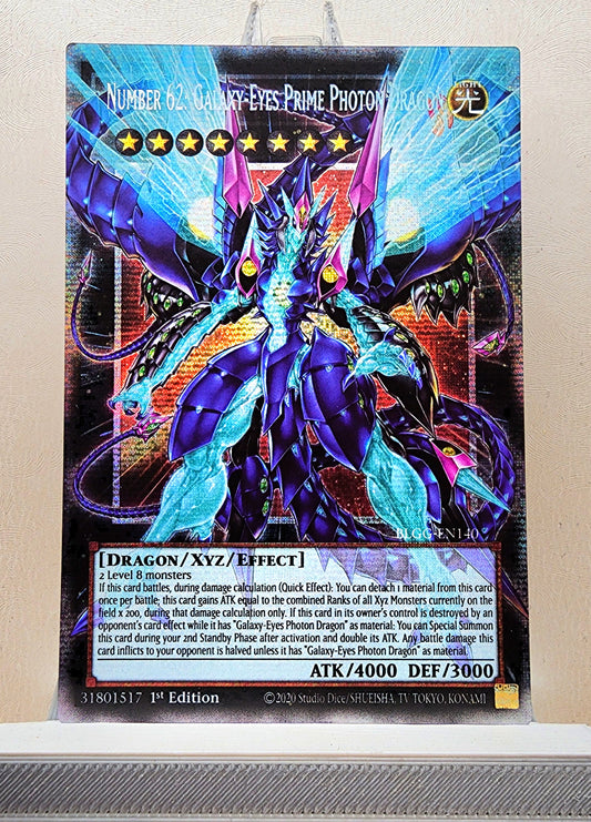 Yugioh! 1x Number 62: Galaxy-Eyes Prime Photon Dragon Extended Art (BLGG - Starlight Rare) 1st Edition