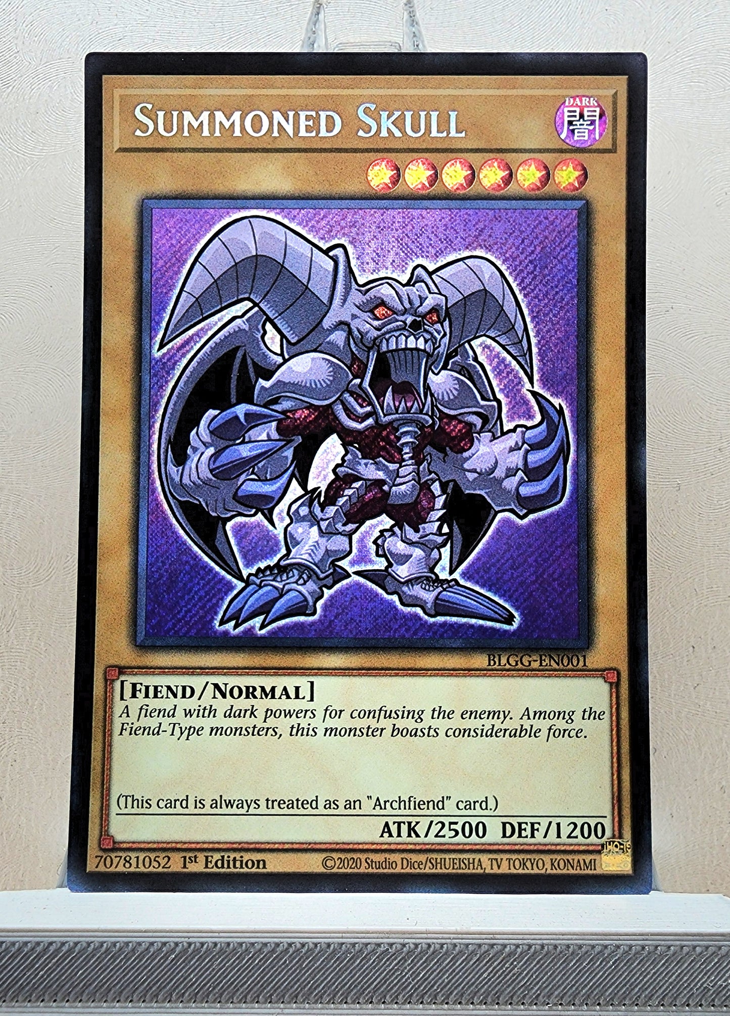 Yugioh! 1x Summoned Skull Chibi Artwork (BLGG - Secret Rare) 1st Edition