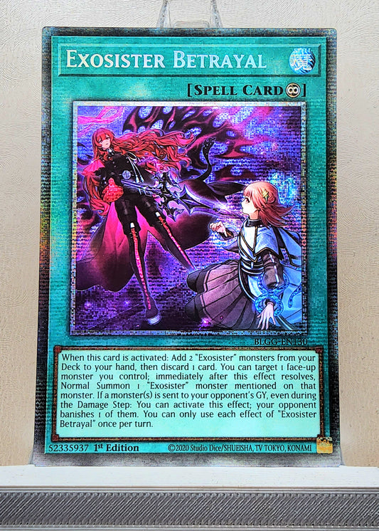 Yugioh! 1x Exosister Betrayal (BLGG - Starlight Rare) 1st Edition