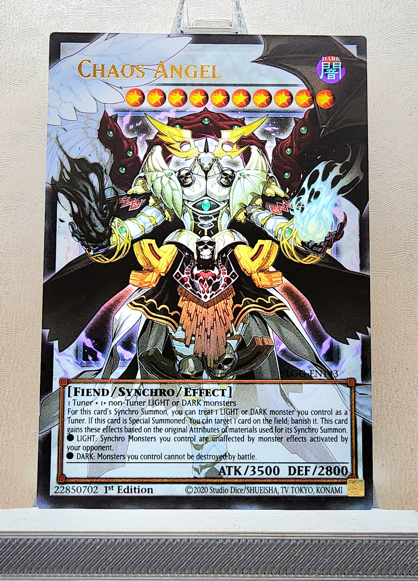 Yugioh! 1x Chaos Angel Extended Art (BLGG - Ultra Rare) 1st Edition