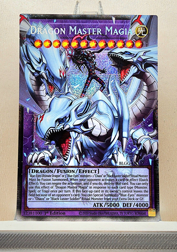 Yugioh! 1x Dragon Master Magia Extended Art (BLGG - Starlight Rare) 1st Edition