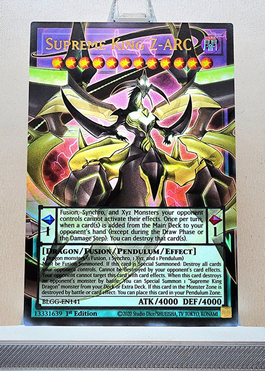 Yugioh! 1x Supreme King Z-ARC Extended Art (BLGG - Ultra Rare) 1st Edition