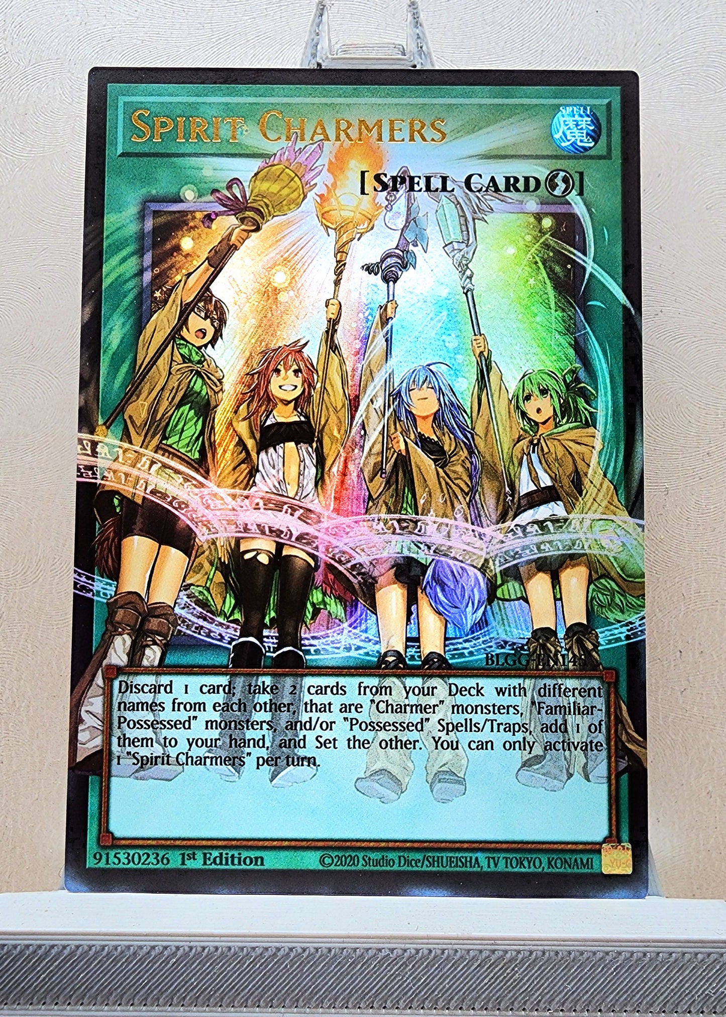 Yugioh! 1x Spirit Charmers Extended Art (BLGG - Ultra Rare) 1st Edition