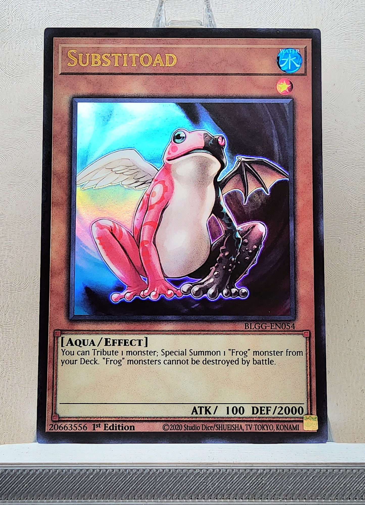 Yugioh! 1x Substitoad (BLGG - Ultra Rare) 1st Edition