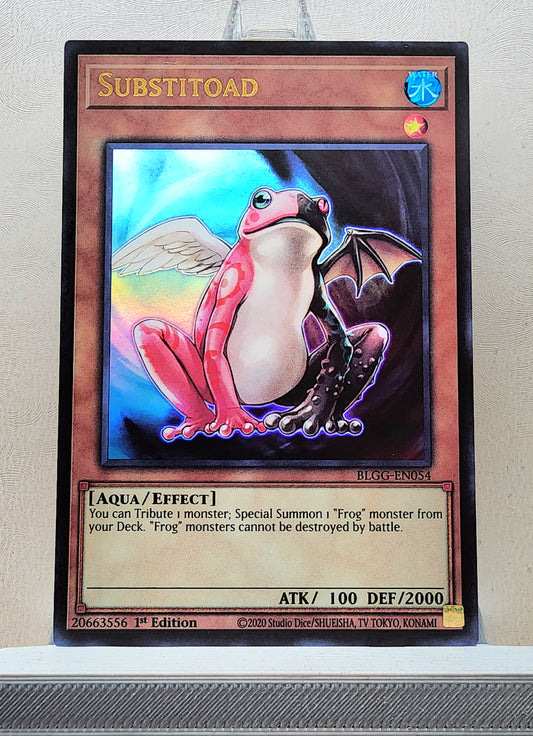 Yugioh! 1x Substitoad (BLGG - Ultra Rare) 1st Edition