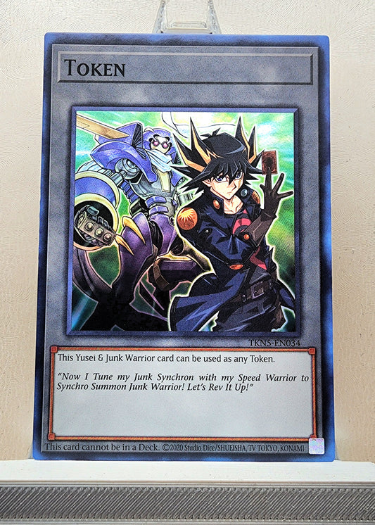 Yugioh! 1x Yusei & Junk Warrior Token (TKN5-EN034 - Super Rare) Unli Edition