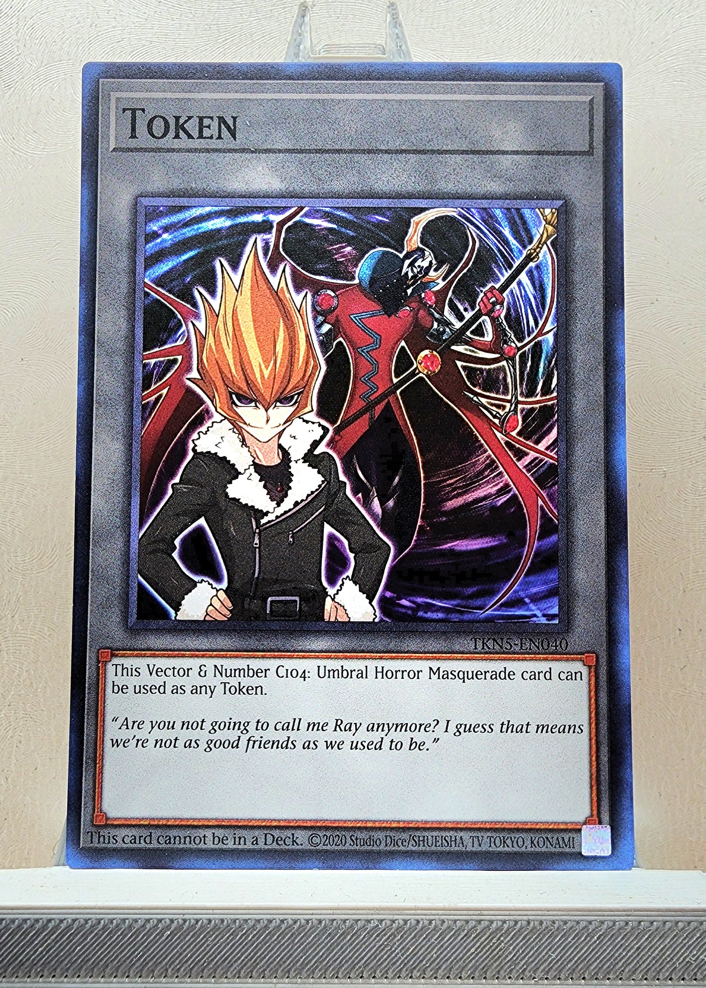 Yugioh! 1x Vector & Number C104: Umbral Horror Masquerade Token (TKN5-EN040 - Super Rare) Unli Edition