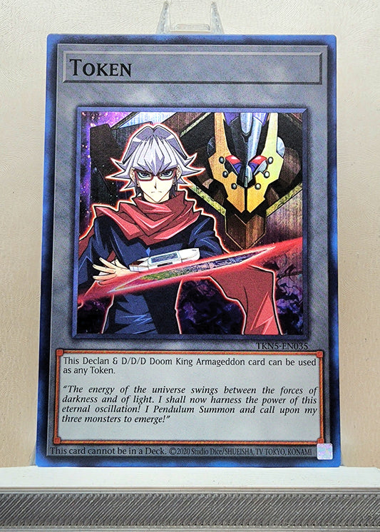Yugioh! 1x Declan & D/D/D Doom King Armageddon Token (TKN5-EN035 - Super Rare) Unli Edition