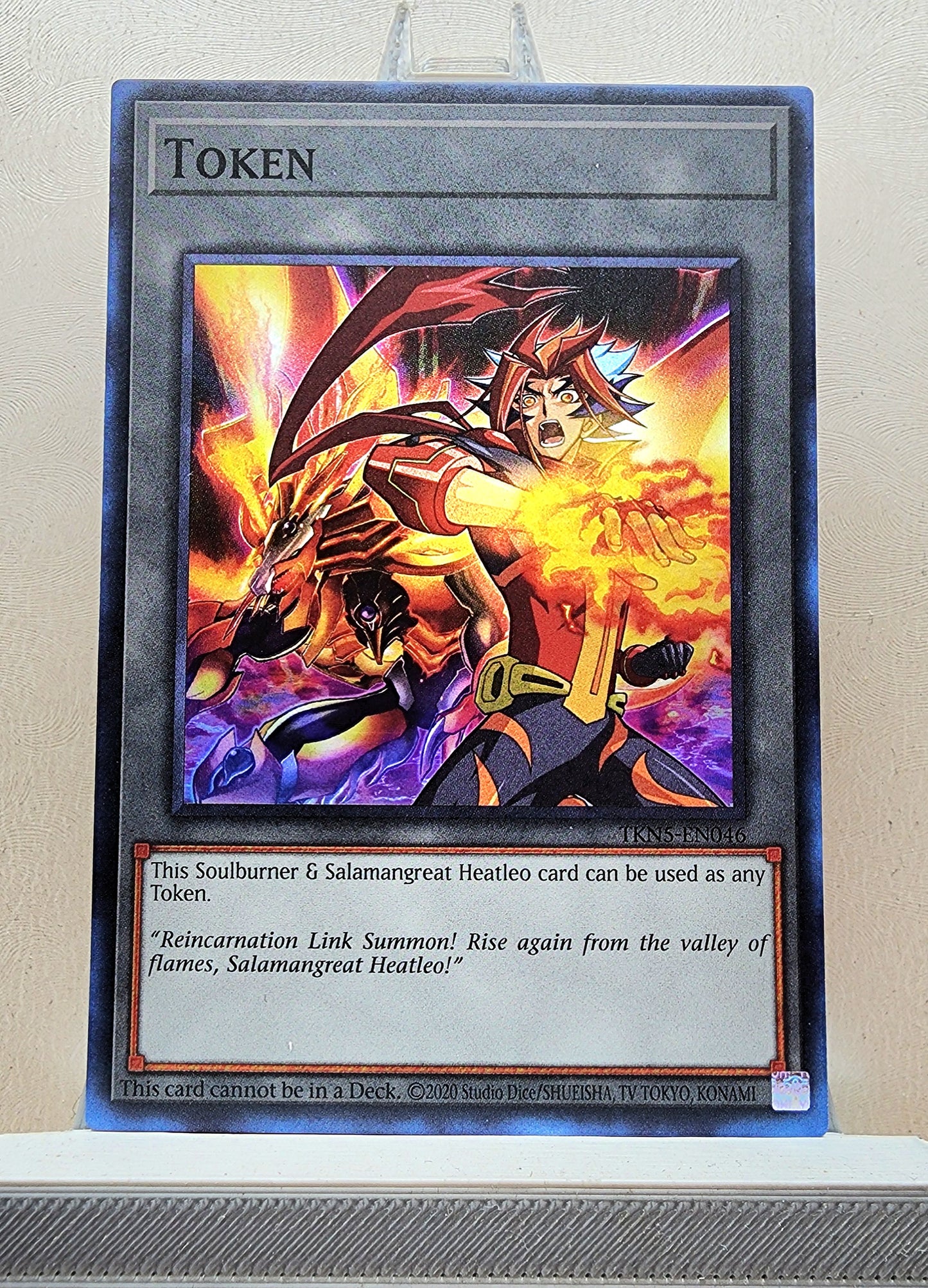 Yugioh! 1x Soulburner & Salamangreat Heatleo Token (TKN5-EN046 - Super Rare) Unli Edition