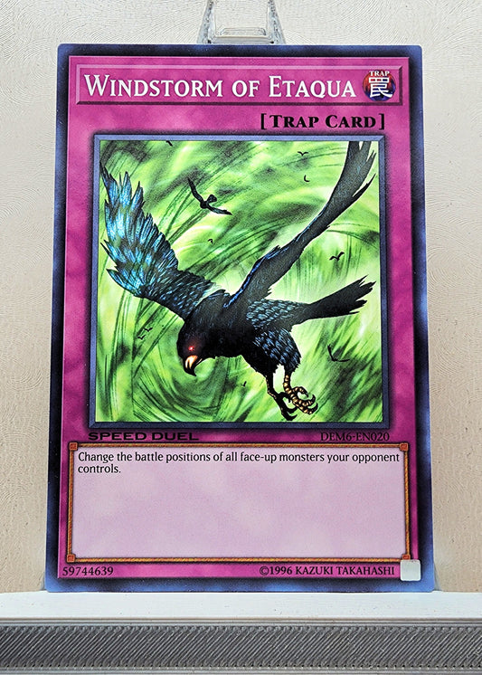 Yugioh! 1x Windstorm of Etaqua (DEM6 - Common) Unli Edition