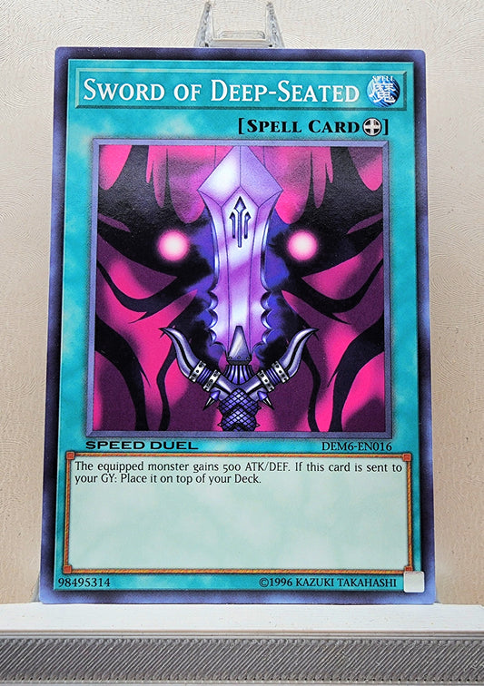 Yugioh! 1x Sword of Deep-Seated (DEM6 - Common) Unli Edition