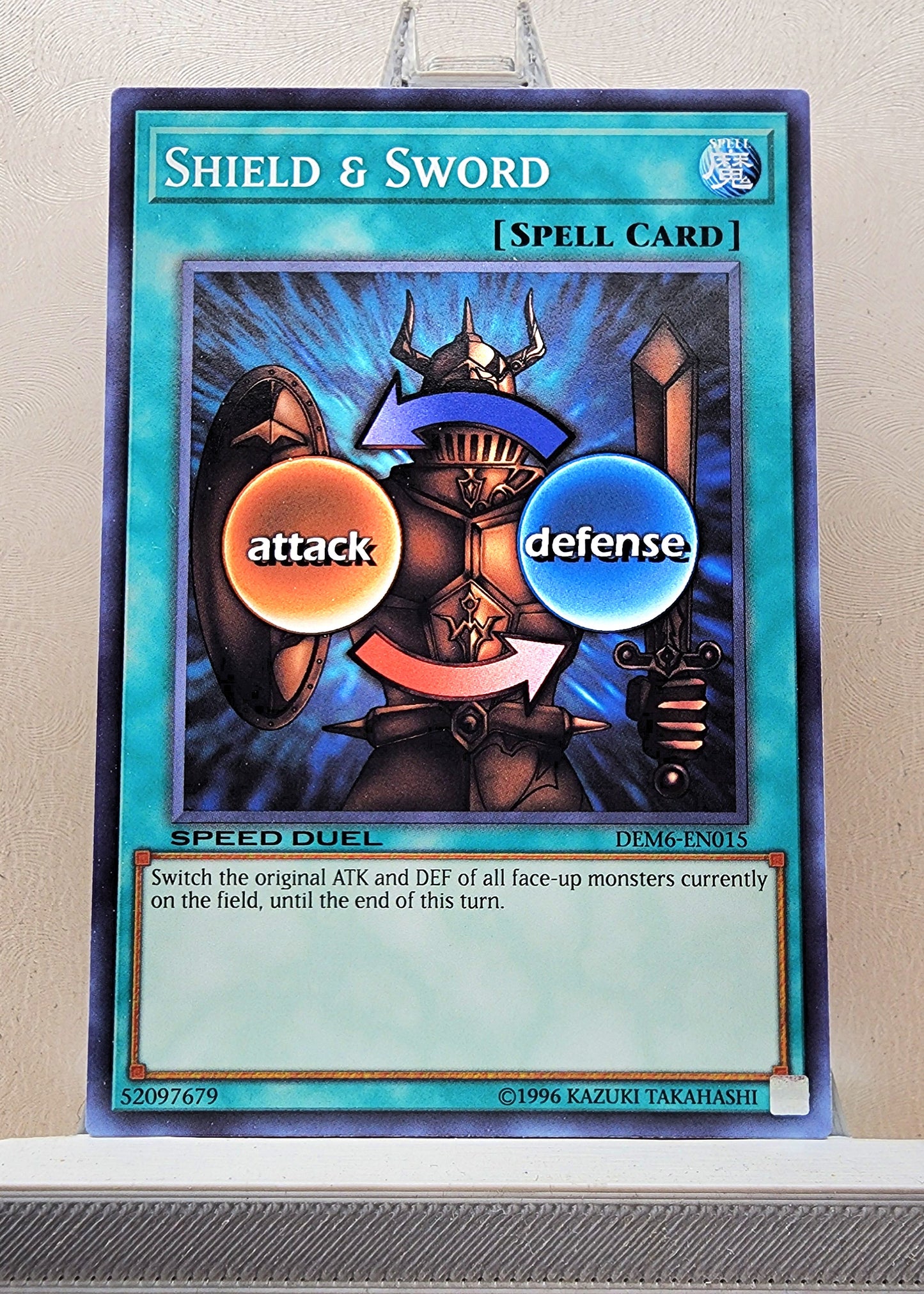 Yugioh! 1x Shield & Sword (DEM6 - Common) Unli Edition