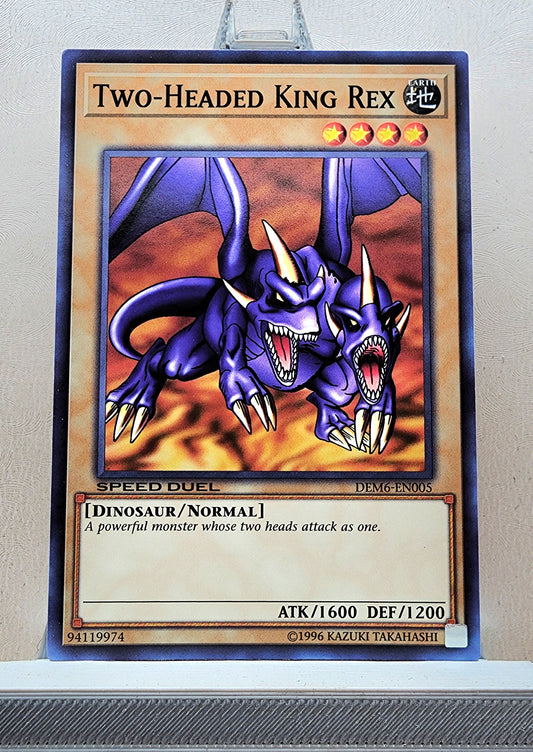 Yugioh! 1x Two-Headed King Rex (DEM6 - Common) Unli Edition