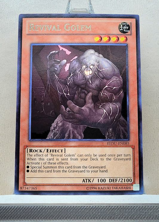 Yugioh! 1x Revival Golem (REDU - Rare) 1st/Unli Edition