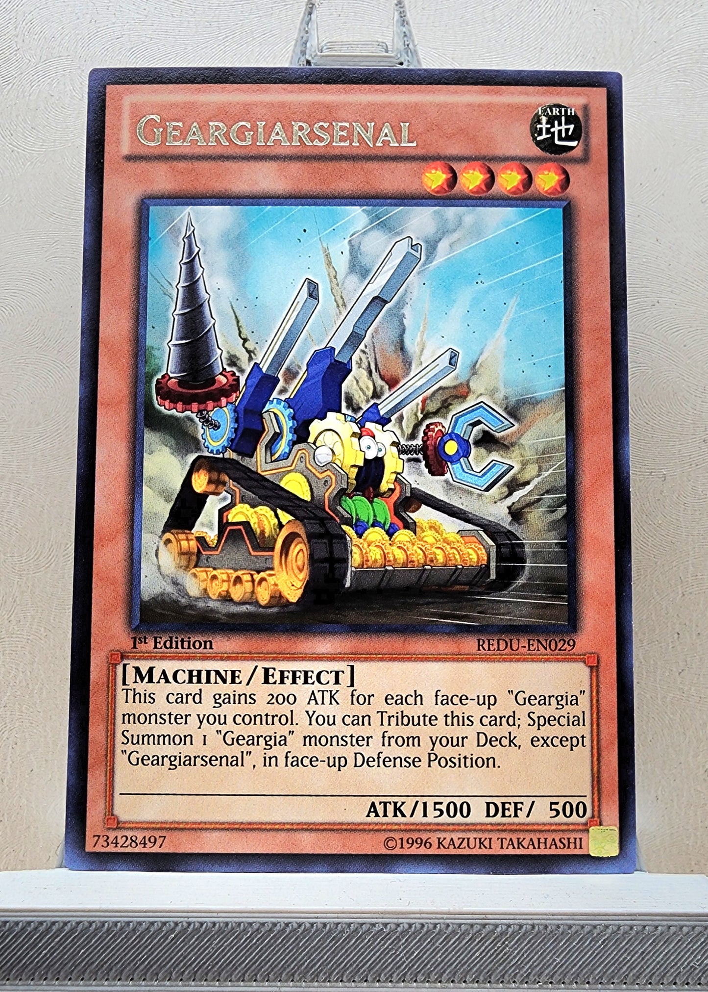 Yugioh! 1x Geargiarsenal (REDU - Rare) 1st Edition