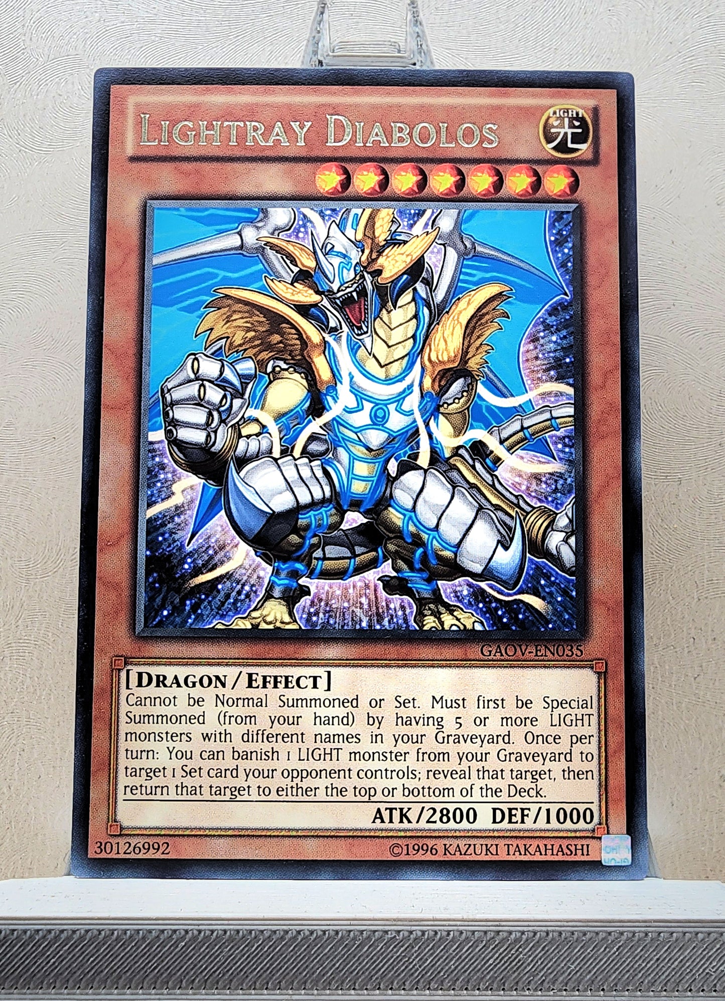 Yugioh! 1x Lightray Diabolos (GAOV - Rare) Unli Edition