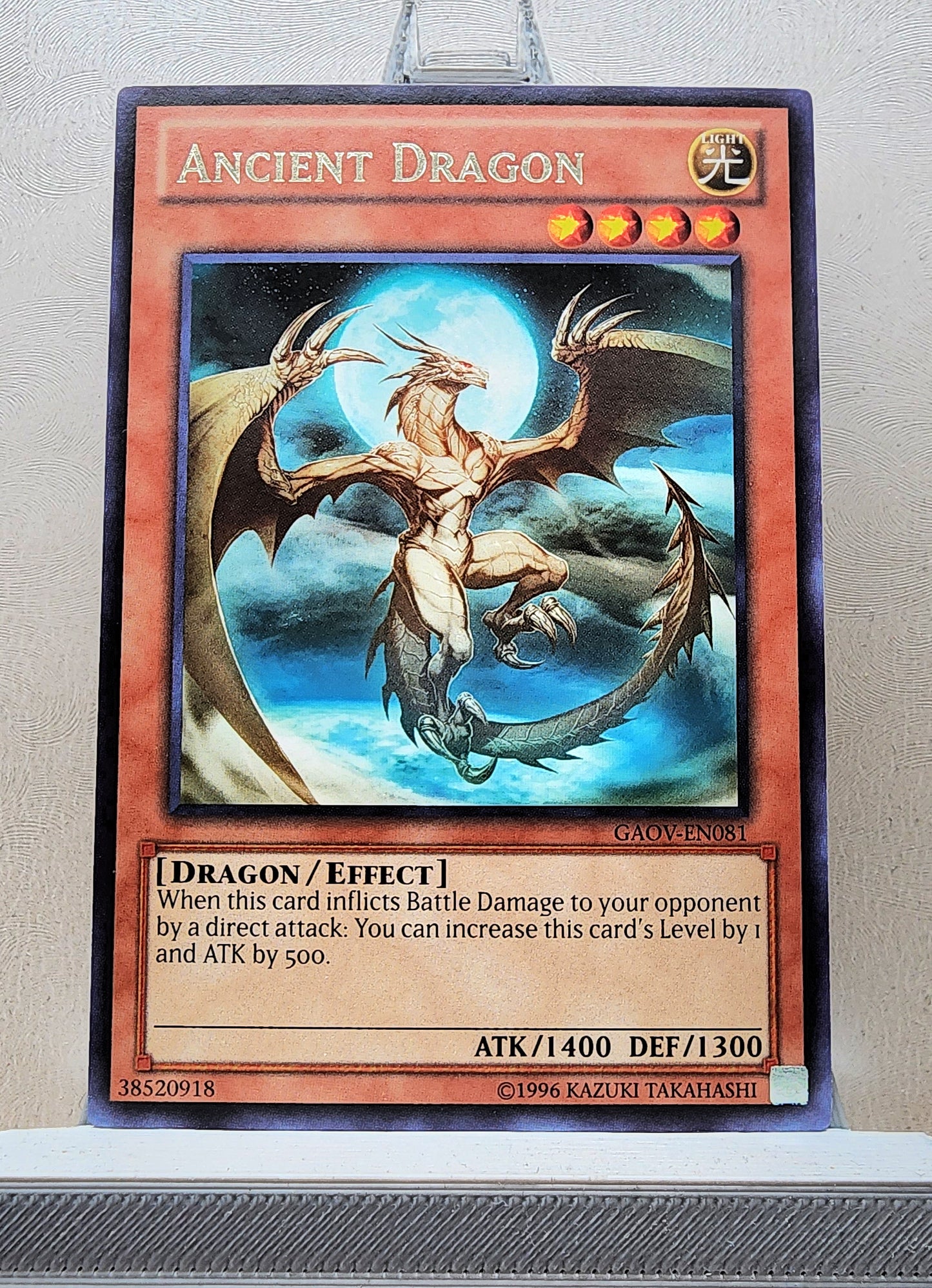 Yugioh! 1x Ancient Dragon (GAOV - Rare) Unli Edition