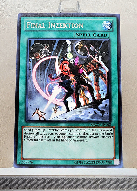 Yugioh! 1x Final Inzektion (GAOV - Rare) Unli Edition