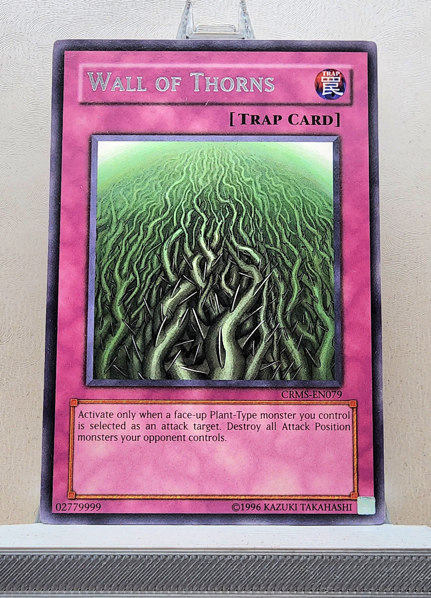 Yugioh! 1x Wall of Thorns (CRMS - Rare) Unli Edition