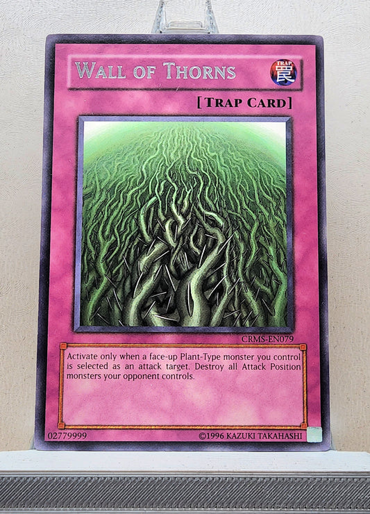 Yugioh! 1x Wall of Thorns (CRMS - Rare) Unli Edition