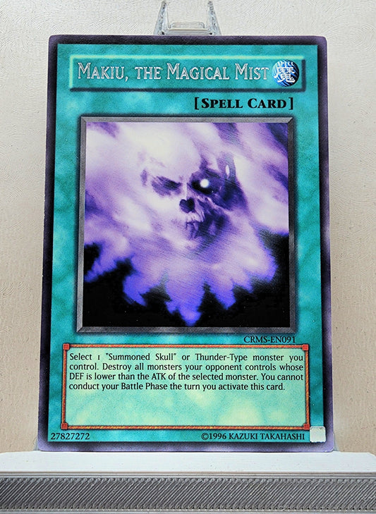 Yugioh! 1x Makiu, the Magical Mist (CRMS - Rare) Unli Edition