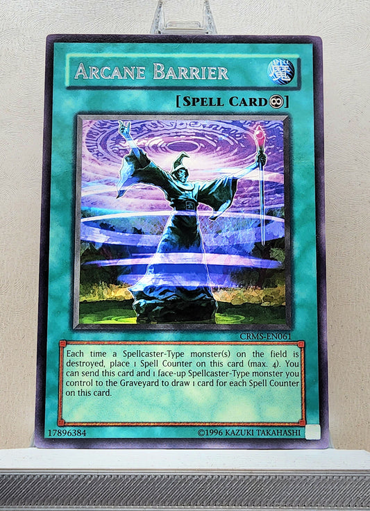 Yugioh! 1x Arcane Barrier (CRMS - Rare) Unli Edition