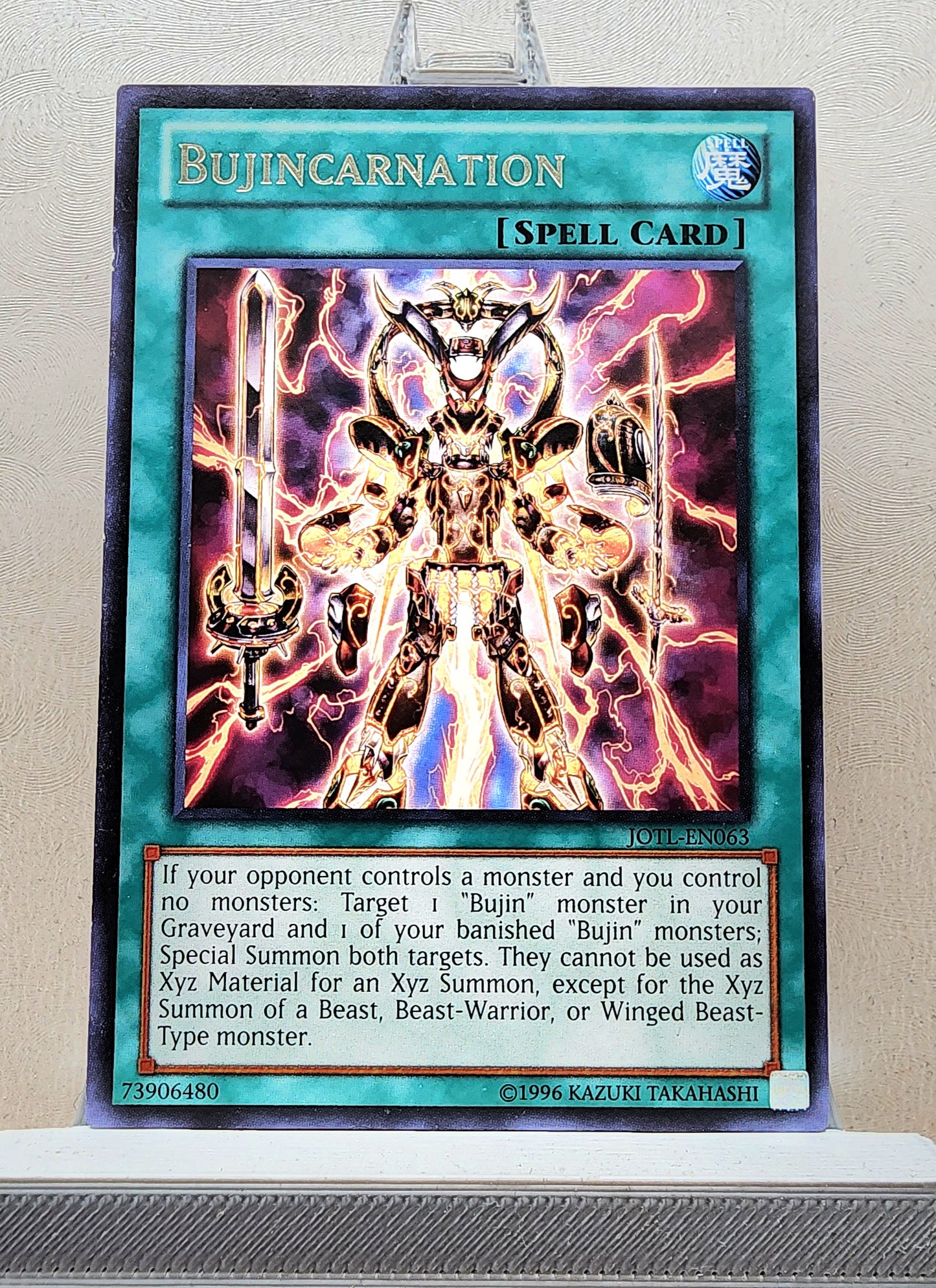 Yugioh! 1x Bujincarnation (JOTL - Rare) Unli Edition