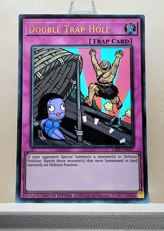 Yugioh! 1x Double Trap Hole (LART - Ultra Rare) Limited Edition
