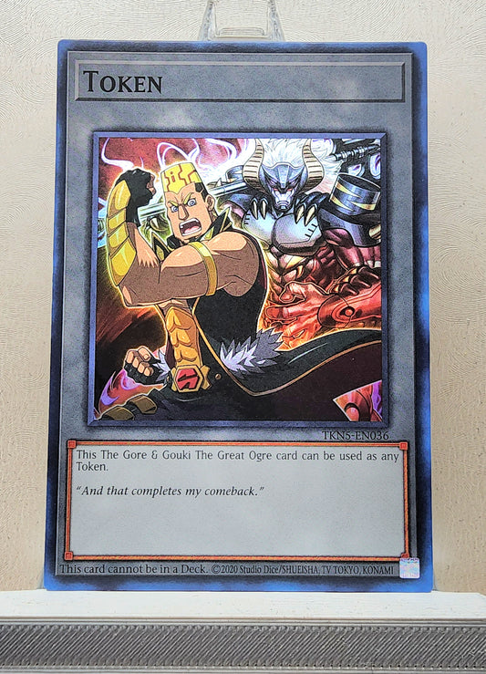 Yugioh! 1x The Gore & Gouki the Great Ogre Token (TKN5-EN036 - Super Rare) Unli Edition