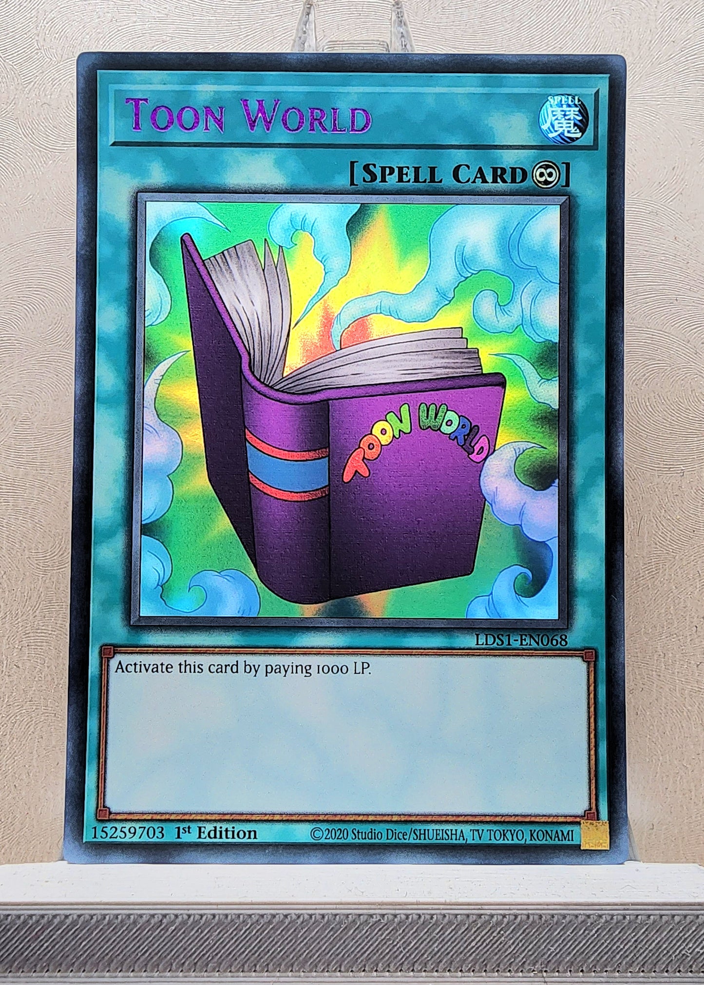 Yugioh! 1x Toon World (LDS1 - Ultra Rare) 1st Edition