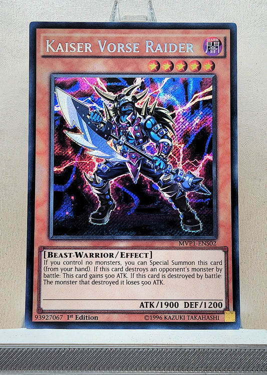 Yugioh! 1x Kaiser Vorse Raider (MVP1 - Secret Rare) 1st Edition