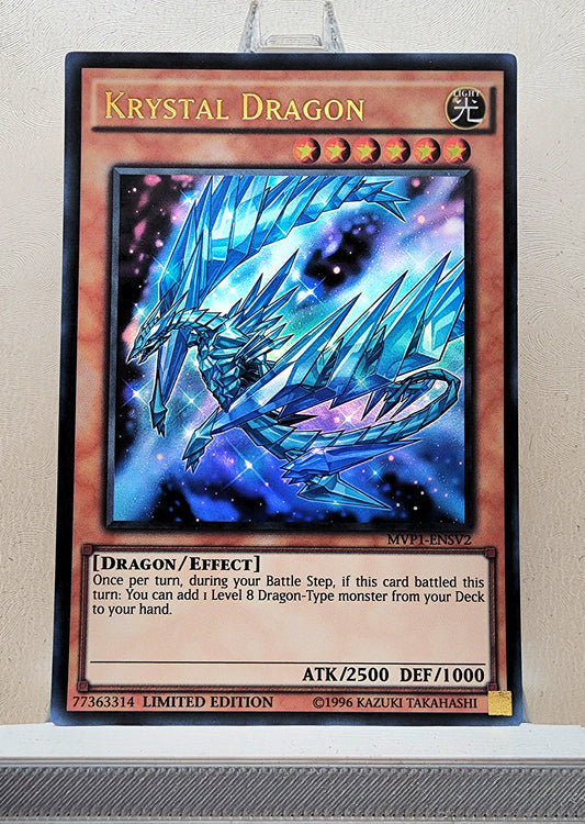 Yugioh! 1x Krystal Dragon (MVP1 - Ultra Rare) Limited Edition