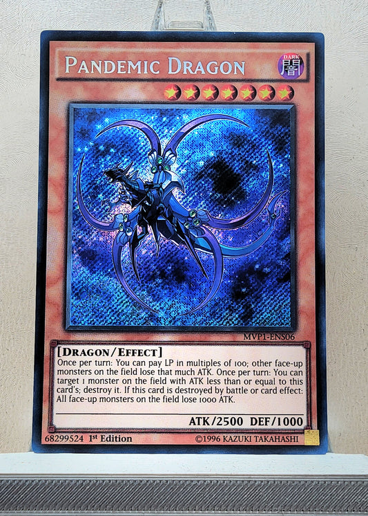 Yugioh! 1x Pandemic Dragon (MVP1 - Secret Rare) 1st Edition