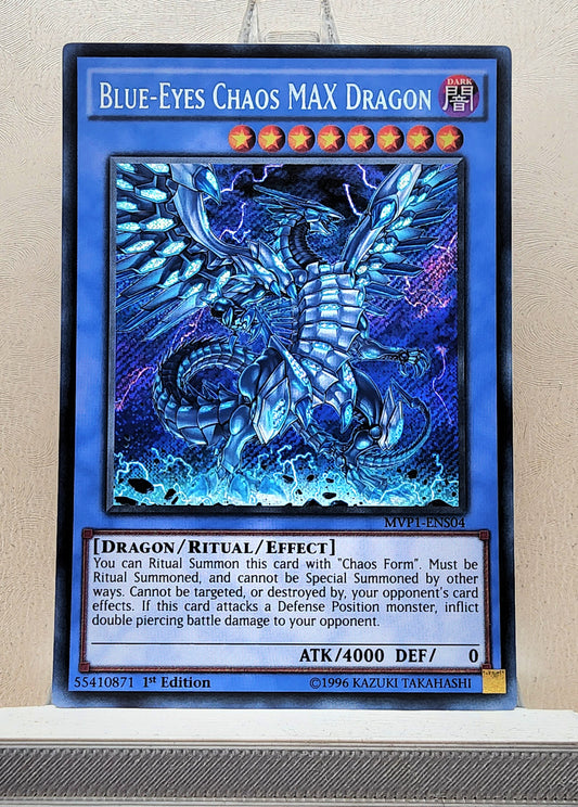 Yugioh! 1x Blue-Eyes Chaos MAX Dragon (MVP1 - Secret Rare) 1st Edition