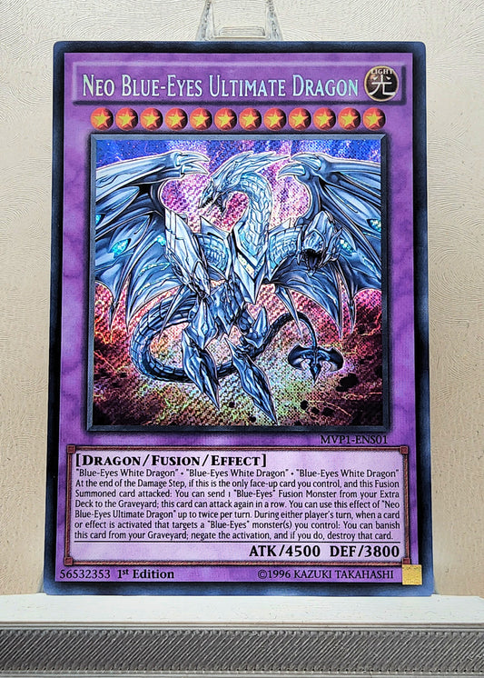Yugioh! 1x Neo Blue-Eyes Ultimate Dragon (MVP1 - Secret Rare) 1st Edition