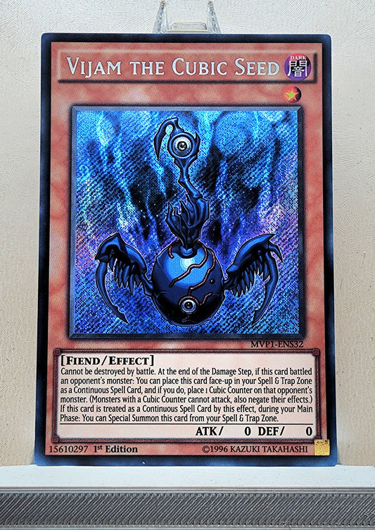 Yugioh! 1x Vijam the Cubic Seed (MVP1 - Secret Rare) 1st Edition
