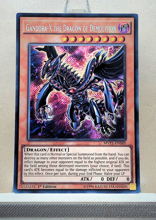 Yugioh! 1x Gandora-X the Dragon of Demolition (MVP1 - Secret Rare) 1st Edition