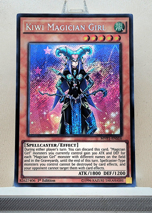 Yugioh! 1x Kiwi Magician Girl (MVP1 - Secret Rare) 1st Edition