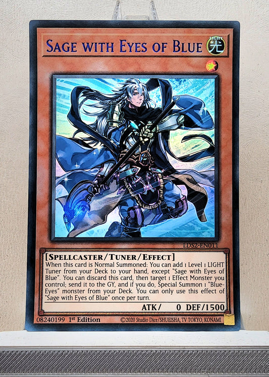 Yugioh! 1x Sage with Eyes of Blue (LDS2 - Ultra Rare) 1st Edition