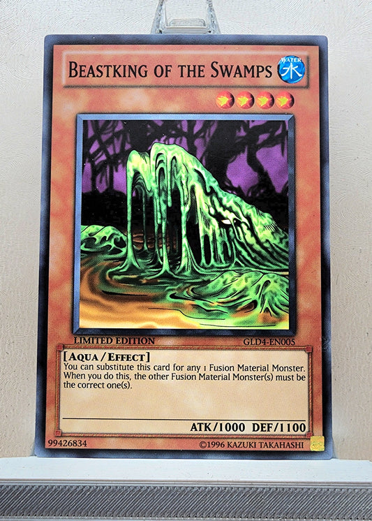 Yugioh! 1x Beastking of the Swamps (GLD4 - Common) Limited Edition