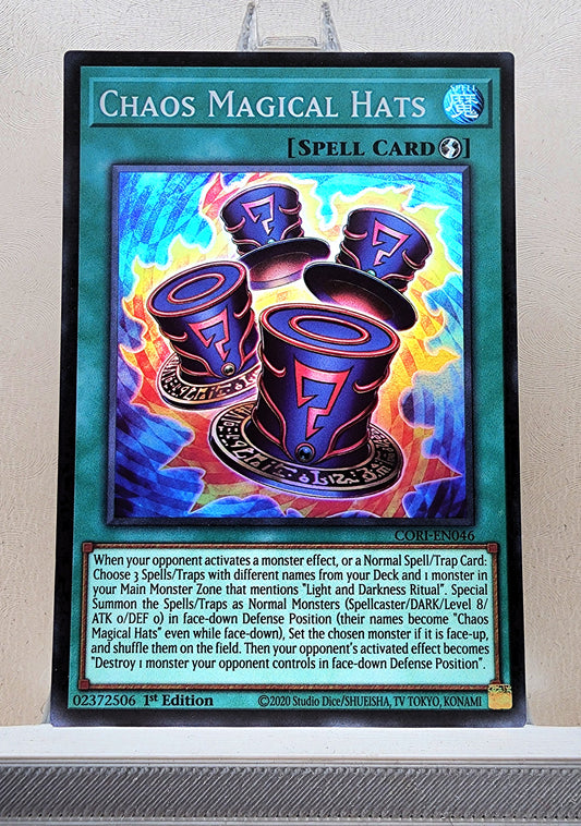 Yugioh! 1x Chaos Magical Hats (CORI - Super Rare) 1st Edition