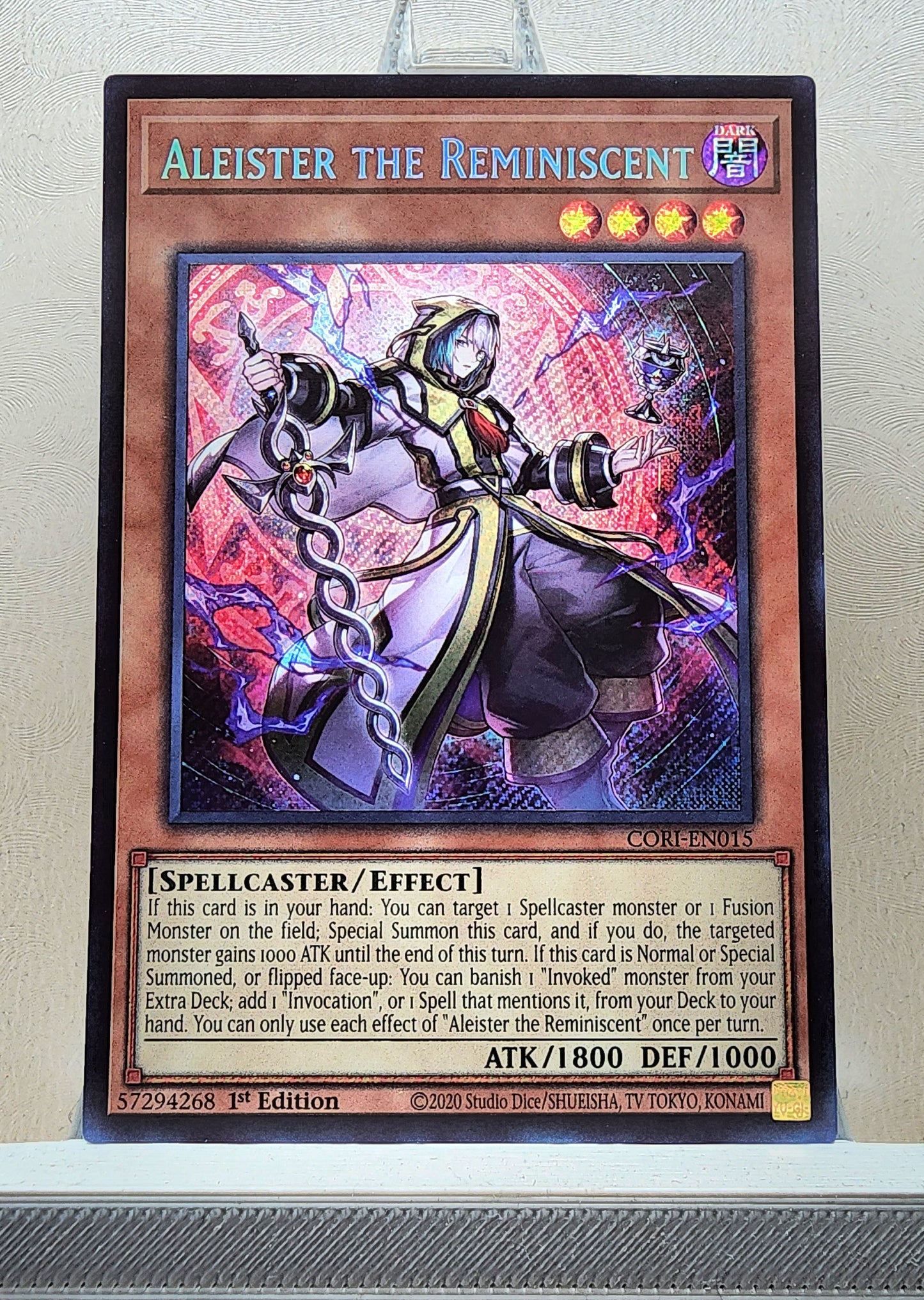 Yugioh! 1x Aleister the Reminiscent (CORI - Secret Rare) 1st Edition